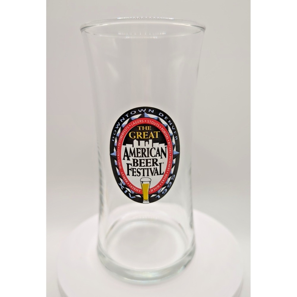 1995 Great American Beer Festival Denver XIV Taster Glass GABF Vintage 14th